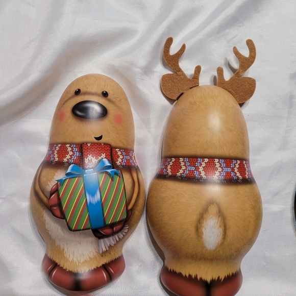 Holiday Fillable Tins Set of 5 - Picture 9 of 13